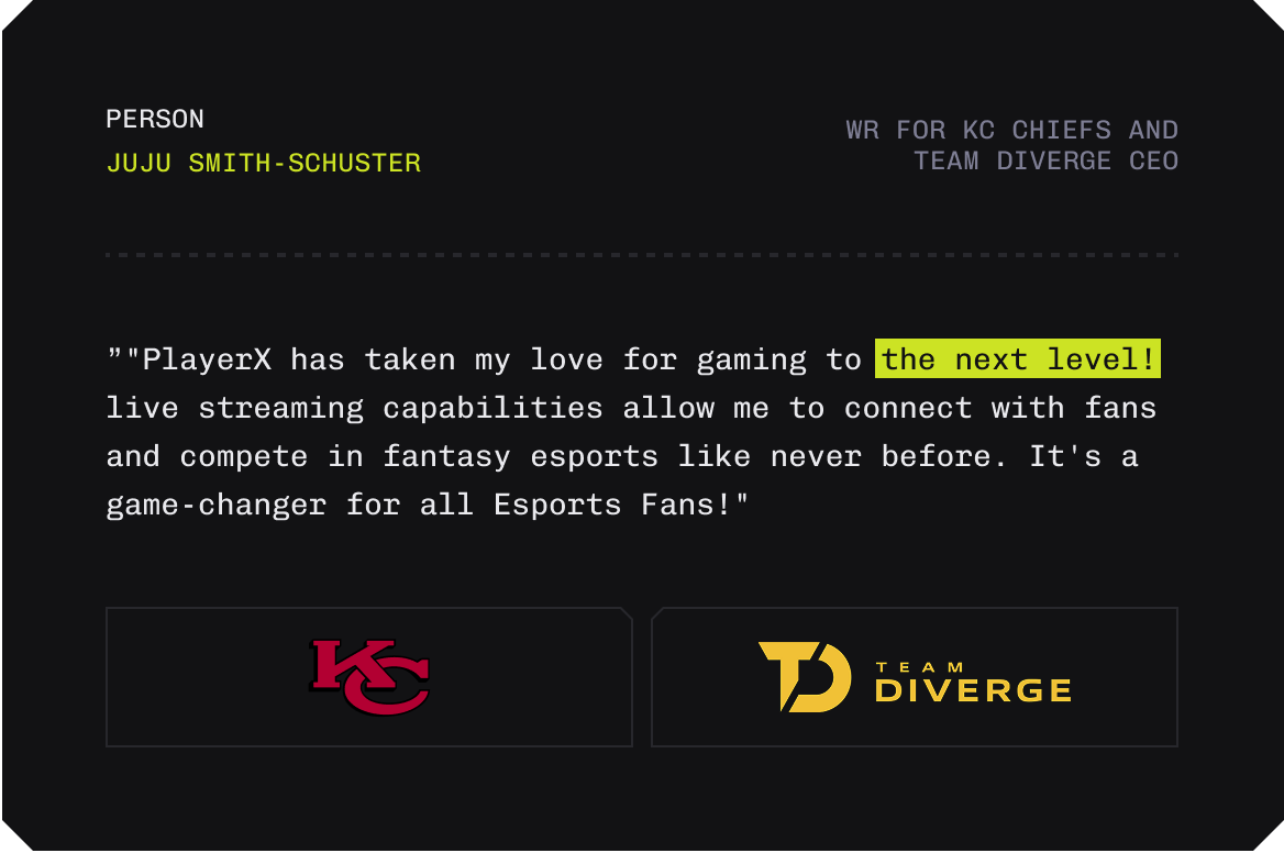 Testimonial from Juju Smith-Schuster